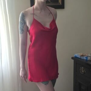 💃🏻 ZARA Silky Halter Dress 💃🏻